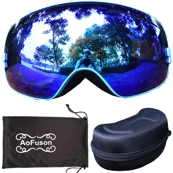 Lyžařské Brýle,Zimní Sporty na Sněhu Snowboardové Brýle s Anti-fog UV Ochrana pro Muže, Ženy, Mládež sněžném Skútru, Lyžování, Bruslení maska
