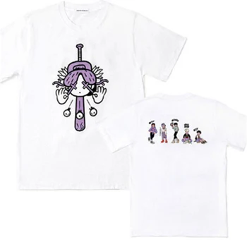 Mainlead KPOP SHINEE PĚT Kreslený T-shirt World Tour Tričko TAEMIN Bavlněné Unisex Tričko Klíč