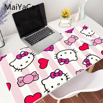 MaiYaCa Japonsko Pink cat podložka pod myš gamer hrát rohože Herní Podložka pod Myš xxl Velké Deak Mat 900x400x3mm pro overwatch/cs go