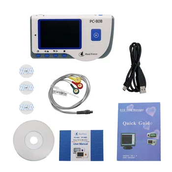 Maxgeek Nové PC-80B Kapesní EKG Monitor LCD Ekg Srdeční Monitor, Rekordér Zdravotní Péče Stroj