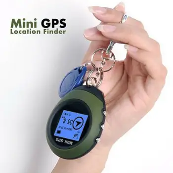 Mini GPS Tracker Sledovací Zařízení, Cestovní Přenosné Klíčenka Lokátor Pathfinding Motocykl Vozidla Sport Kapesní Klíčenka