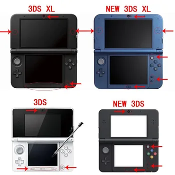 Modré Uhlíkových Vláken Vinyl Kůže Štítku Protector pro Nintendo New 3DS XL LL kůže Samolepky