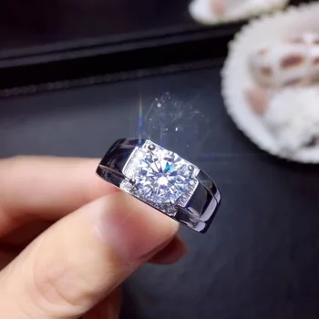Moissanite 2ct Tvrdost 9.3, diamantové náhražky, může být testován nástrojů. Populární šperky
