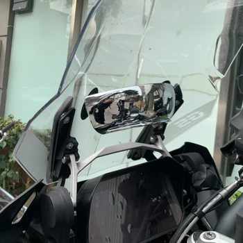 Motocykl Bezpečnostní Pomocné Zpětné Zrcátko, Čelní Sklo 180 Stupňů Blind Spot Zrcadlo Široký Úhel Zpětná Zrcátka Zrcátka A Kryty