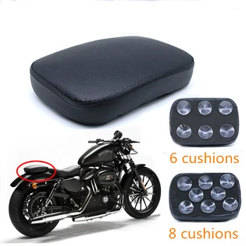 Motocykl Zadní Spolujezdec, Sedák 6/8Suction Šálky Sací Sedadlo Pro Harley Motocyklu/Cruiser/Chopper/Custom Retro