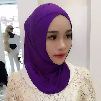 Muslimský šátek přes hlavu, šátek, ženy, spodní kryt, vnitřní čelenka hidžáb szp