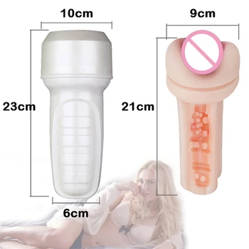 Mužské Masturbace Cup Umělé Silikonové Kapesní Píča 3D Realistické Vagíny Sex pro Muže Masturbant Mužské Erotické Dospělý Sex Hračky