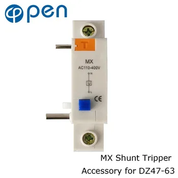 MX Shunt Tripper Shunt Release Příslušenství pro MCB Jistič DZ47 C45 Vypínací Výkon 240W/120W 415V Jmenovité Izolační Napětí