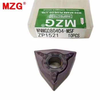 MZG WNMG080404 WNMG060408-MSF ZP1521 Zpracování Nerezové Oceli CNC Soustružení, Vyvrtávací Nástroje Cement Karbidovými Vložkami pro WWLN MWLN