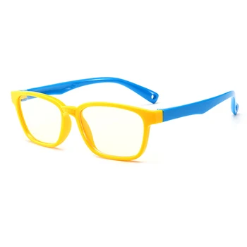 Módní Brýle Děti Modré Světlo Proti Oslnění, Filtr Děti Brýle+Auto Případ(náhodné barvy)+Hadřík z Mikrovlákna