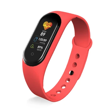 Módní M5 Smart Náramek IP68 Vodotěsné Inteligentní Hodinky Bluetooth Volání Přehrávání Hudby Smartwatch, Fitness Tracker Heart Rate Monitor