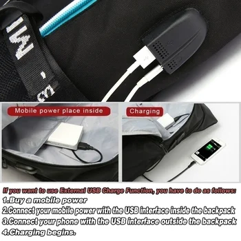 Můj Hrdina Academia Světelný Batoh Multifunkční USB nabíjecí Batoh pro Teenagery Cestovní Batoh Laptop Taška Dívky Chlapci Školní Tašky