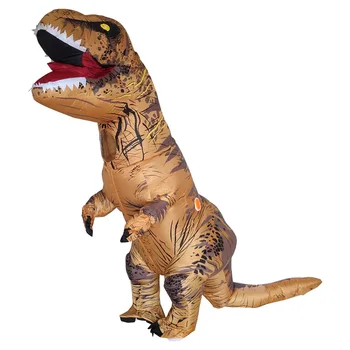 Nafukovací Dinosaurus T-REX Halloweenské Kostýmy pro Dospělé Děti, Ženy, Muži Výbuch Triceratops Plné Tělo Karneval Cosplay Párty, Maskot