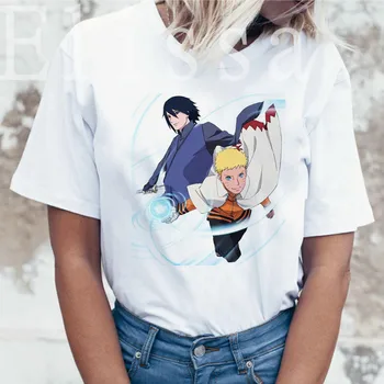 Naruto Harajuku Legrační Karikatura T Tričko Ženy Módní Japonské Anime T-shirt Sasuke Ullzang Graphic Tshirt 90 ženy t košile