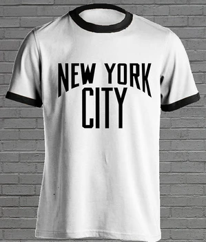New York Retro T shirt Vintage Tričko Old School T shirt moletom dělat tumblr t shirt ležérní topy trička módní vyzvánění - K135