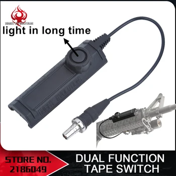 Noc Evolution Dálkové Světlo Ocas Dual Switch Softair Příslušenství Spínače pro Airsoft Světlo M300 M600 M951 M952 M600C NE07010-BK