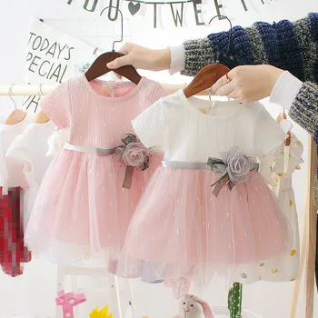 Novorozeně Dívka Šaty pro Dívky 1 Rok Narozeniny Šaty 2020 Nové Módní Roztomilý Princezna Šaty Baby Dětské Oblečení Batole Šaty