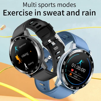 Nové Chytré Hodinky 2021 Muži Ženy Inteligentní Upozornění Fitness Tracker 1.28 inch Připojení Bluetooth Sportovní Smartwatch Pro Android, iOS