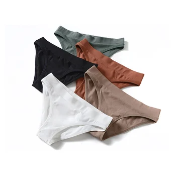 Nové Dámské Sexy spodní Prádlo G-String Tanga Bavlněné spodní Prádlo Ženy Kalhotky Kalhoty Intimní Dámské Nízké Kalhotky Bezešvé Kalhotky