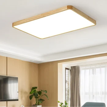 Nové LED stropní světlo, masivní dřevěné pokoj ložnice lampa světlo chodbě, balkon LED stropní svítidlo kuchyňské stropní svítidla pro povrchovou montáž