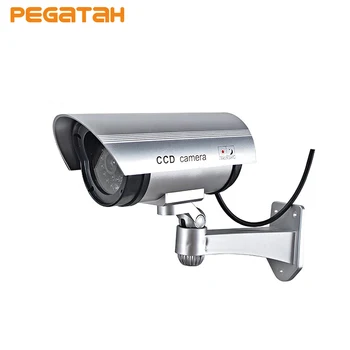 Nový falešný Fotoaparát, AA Baterie pro Venkovní a Vnitřní Falešný Dohled Bezpečnostní Kamera Bullet CCTV Kamery Zabezpečení Domácnosti
