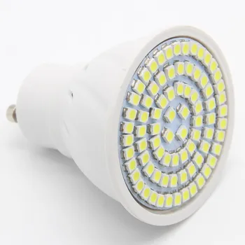 NOVÝ LED Reflektor GU10 lampa 5W, 6W 8W AC 220V 3528 SMD 48LEDs/60LEDs/80LEDs bílá/Teplá Bílá LED Žárovky osvětlení 4pcs/lot