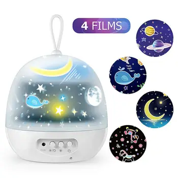 Noční Světlo Hvězdné Nebe, Oceán, LED Lampa Projektoru Dítě, Děti Ložnice Projekce USB Víla Hvězdy, Promítání Noční Světlo Snění