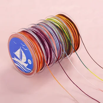 OAR24 vlákna gradientní vlákna 1mm barva ručně pletené lano pletené lano náramek barevné ruce lano barevné linky
