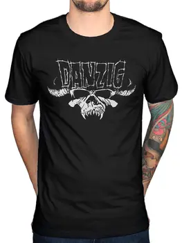 Oficiální Danzig Classic Logo T-Shirt Kostry Ládina Korunu Blackacidevil T Košile Muži Oblečení Doprava Zdarma Tee
