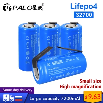 Palo nové High power 3.2 V 32700 7000mAh baterie 7200mAh vysokou kapacitu LiFePO4 35A 55A trvalé Vybíjení baterie+Nikl Listů