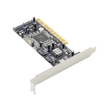 PCI 4-Port SATA Stoupačky Karty Sil3114 Mistr 1,5 Gb/s SATA PCI, 4 Porty, RAID Rozšiřující Adaptér Pro Windows Linux