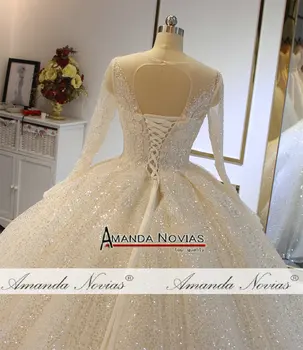 Ples šaty svatební šaty roku 2020 šumivé šplhat svatební šaty