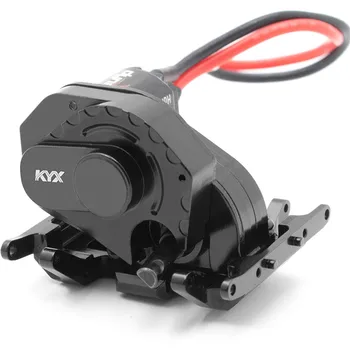 Pro Axiální SCX24 90081 Hydraulické Převodovky Box Kryt RC Auto 1KS Kovový Hliník Převodovka Případ Kit KYX Upgrade Díly