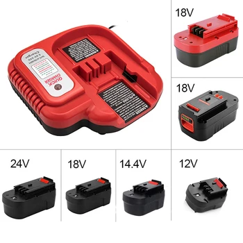 Pro Black & Decker Ni-CD Ni-MH Baterie, Náhradní Baterie, Nabíječka Multi-Volt 9,6 V/12V/14,4 V/18V Fast Battery Charger