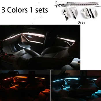 Pro BMW F10 / F11 Upgrade 3 Barvy Interiéru Led Okolní Atmosféra, Světlo Pruhy