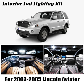 Pro Lincoln Aviator 2003-2005 14X Bílé auto příslušenství Canbus bez Chyb LED stropní Světlo, Světlo na Čtení Kit Mapu Dome Licence