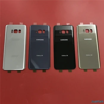 Pro SAMSUNG Galaxy S8 S8 plus G955f G955U G950F G950A G950 Zadní Kryt Baterie Dveře Zadní Sklo Pouzdro Vyměňte Kryt Baterie