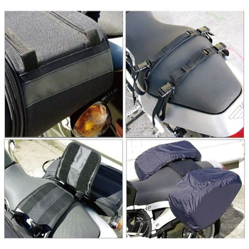 Propagace jednat Motocykl Saddle bag Brašny, zavazadla, Kufr Motocyklu Zadní Sedadla Sedlo Taška Taška Vodotěsný Kryt SA212