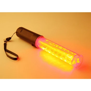 Provoz Bezpečnostní Červené Světlo Baton Výstražné LED Světlo Magnet Hůlka Silniční Kontroly