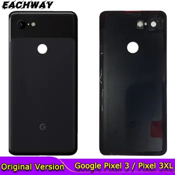 Původní Google Pixel3 Pixel 3 XL Zadní Kryt Baterie Dveře Zadní Sklo Pouzdro 6.3