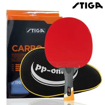 Původní Stiga 6 hvězdy, Stolní tenis raketa Ddouble Pupínky-v gumové Ping Pong Raketa tenis de mesa stolní tenis s kapsou