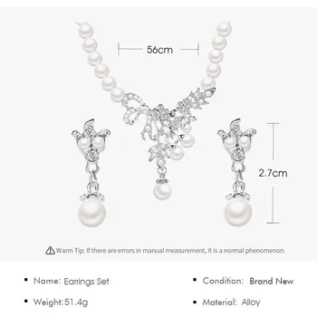 Ručně vyráběné korálky pearl náhrdelník sady pro ženy, šperky havajské indické šperky set svatební dárkový set pro nacklace ženy sada ethiop