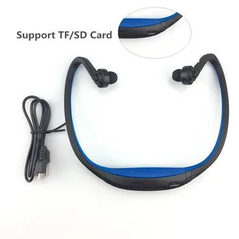 S9 Bezdrátová Sluchátka Sportovní stereo Bluetooth Sluchátka Podpora TF/SD Karty, FM Pravda Bezdrátová Sluchátka Headset Handsfree s Mikrofonem Pro Telefonní