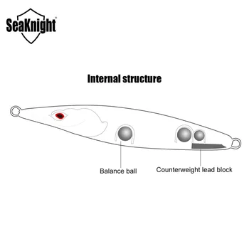 SeaKnight SK054 Tužka Těžké Rybářské návnady 16g 110mm 4.33 in 1KS Topwater Dlouho-Casting Umělé Návnady, 3D Oči, Ostré Háčky