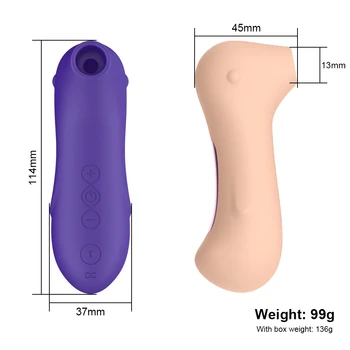Sex Shopu Vibrátor Klitoris, Přísavky Sex Hračka pro Ženy G spot Stimulátor Kouření Bradavky Lízání Ženské Masturbátor Erotické Dospělých Produkt