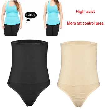 SEXYWG Vysokým Pasem Sexy Panty Kontrolu Tělo Shaper Tvarovací Kalhotky Ženy Prodyšný Hubnutí spodní Prádlo Tanga Tahání Shapewears
