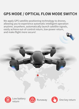 SG701 / SG701S RC Dron s 4k kamerou vrtulník 5G WIFI GPS fpv profesionální bezpilotní letouny quadrocopter GPS one key return 15 min Hračka