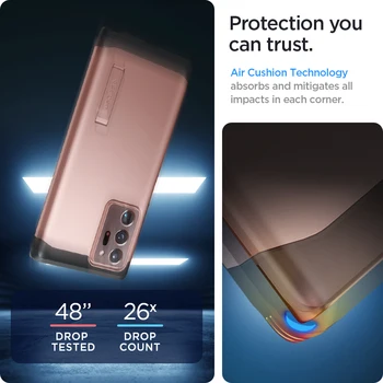 Si spigen Tough Armor Případy pro Samsung Galaxy Poznámka 20 Ultra (6.9