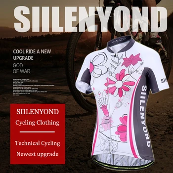 Siilenyond Pro Dámské Cyklistické Dresy Letní Prodyšné Cyklistické MTB Cyklistické Oblečení Horské Kolo Cyklistické Oblečení Košile