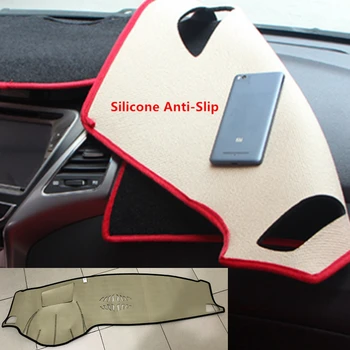 SJ Luxusní Soft Anti-Slip Custom Fit Auto Vnitřní Auto Palubní desky Kryt Pad Slunce Odstín palubní Desky Mat Pro Peugeot 307 2004 05-2013